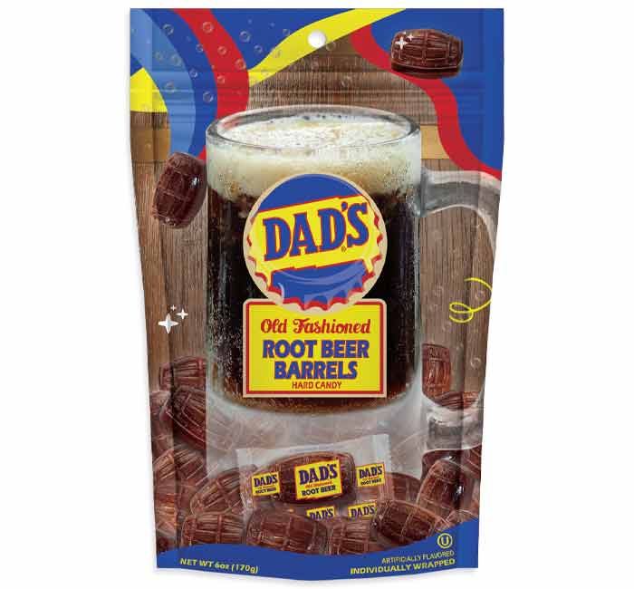 Dad's Root Beer barrels 170g - Candy Mail UK