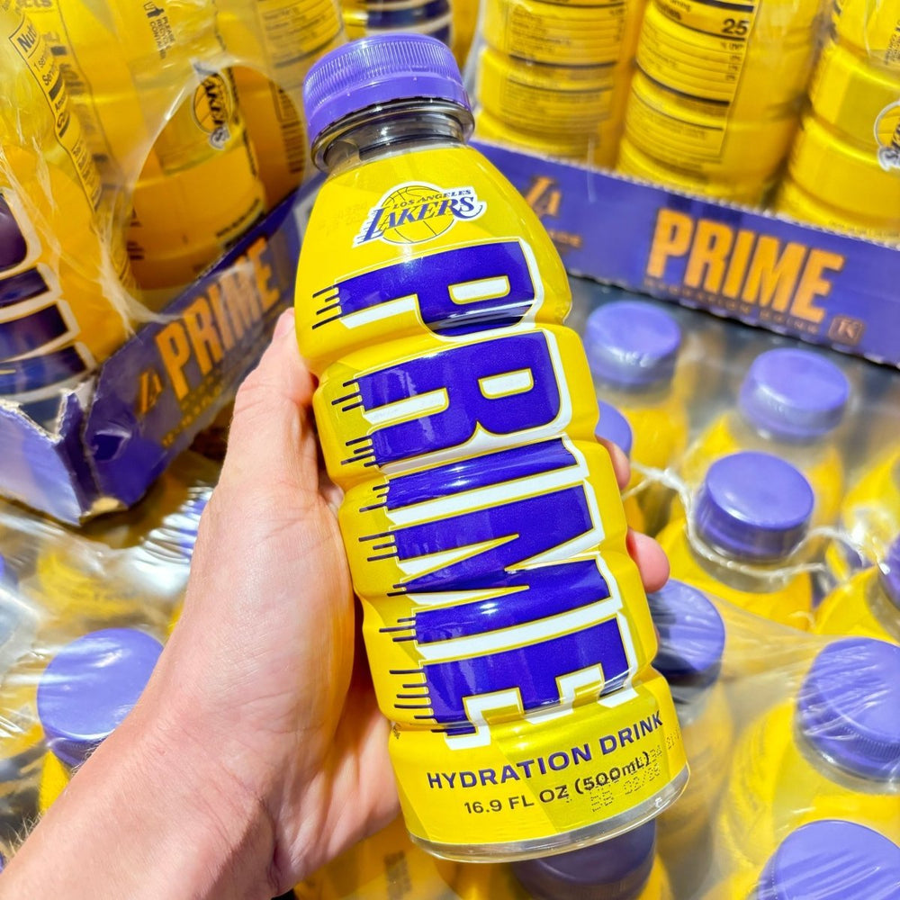 (DAMAGED BOTTLE) LA Lakers Prime Limited Edition 500ml - Candy Mail UK