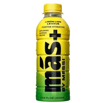 (DAMAGED BOTTLE) MAS+ By Messi Drink Limon Lime League 500ml