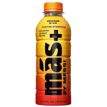 (BESCHÄDIGTE FLASCHE) MAS+ By Messi Drink Orange D'or 500ml 