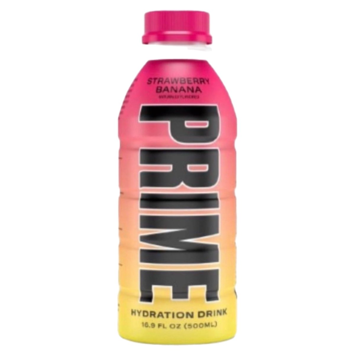 (Damaged Bottle) Strawberry Banana Prime Hydration 500ml - Candy Mail UK