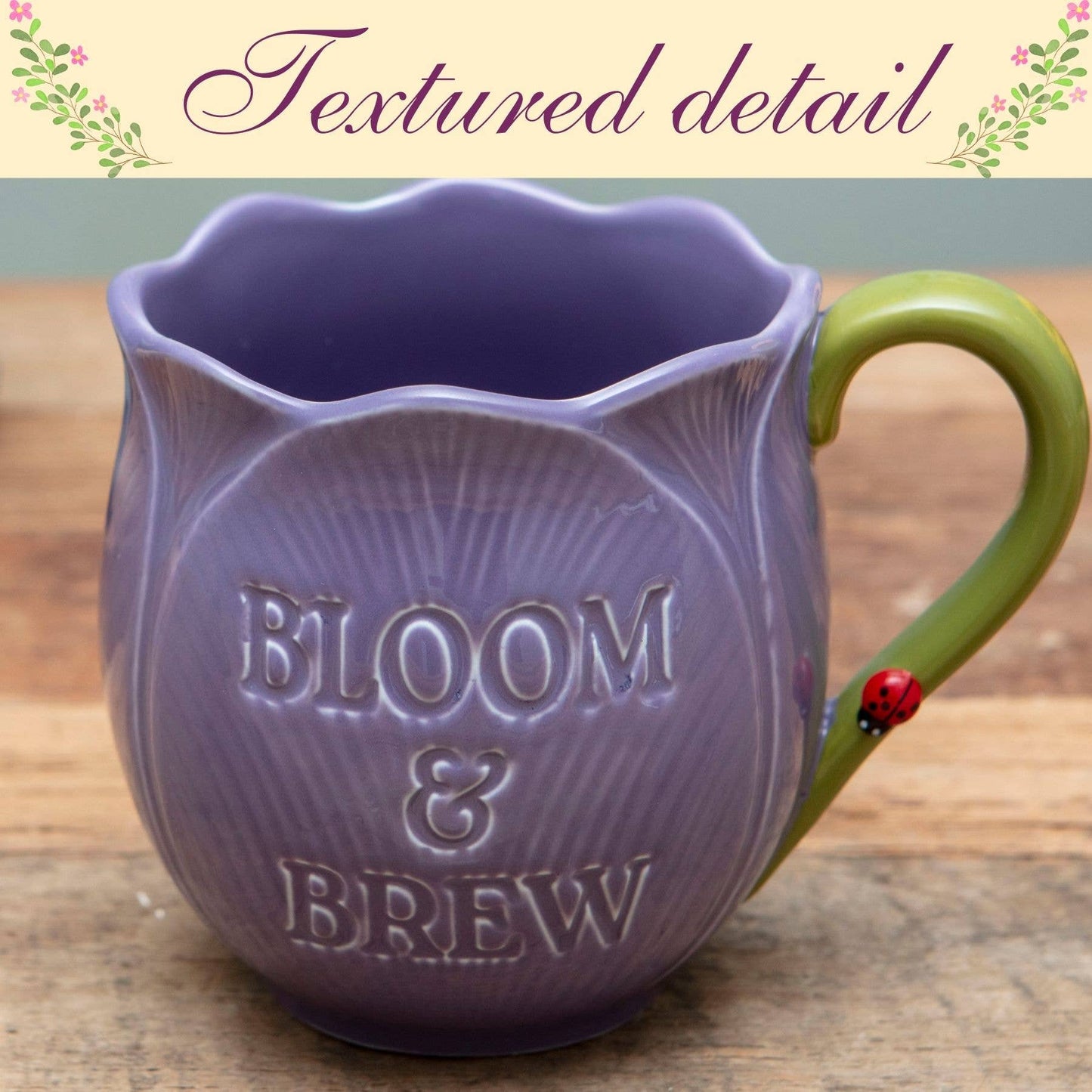
                  
                    Bloom & Brew Tulip Flower Mug – Purple 500ml Gardening Gift
                  
                