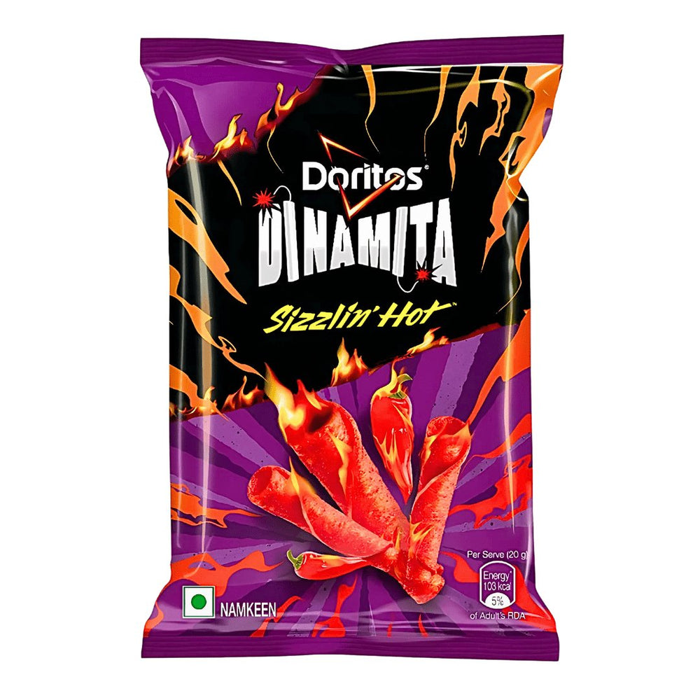 
                  
                    Doritos Dinamita Sizzlin' Hot (India) 48g - Candy Mail UK
                  
                