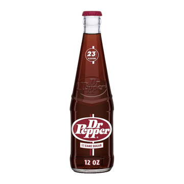 Dr Pepper Cane Sugar (Glass Bottle) 355ml - Candy Mail UK