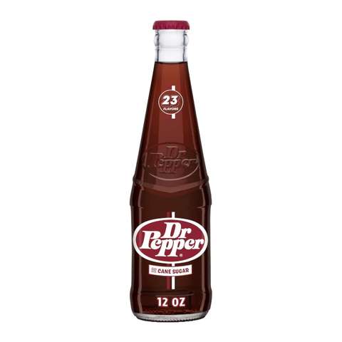 Dr Pepper Cane Sugar (Glass Bottle) 355ml - Candy Mail UK