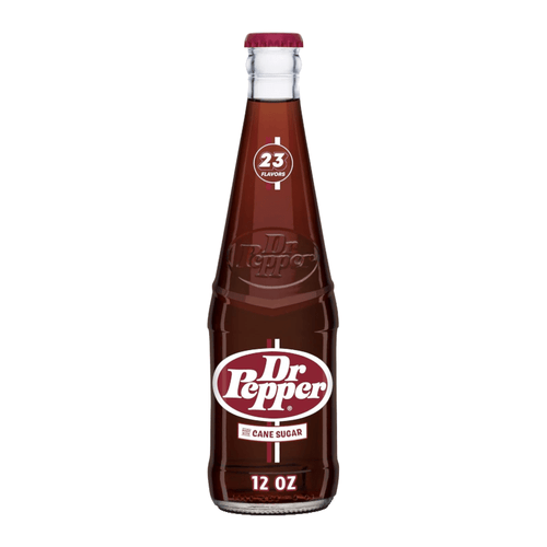 Dr Pepper Cane Sugar (Glass Bottle) 355ml - Candy Mail UK