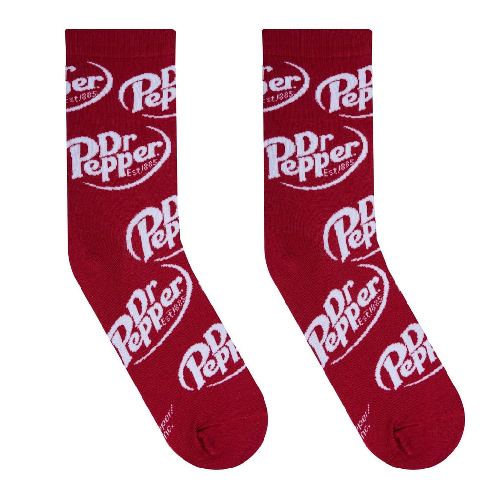 Dr Pepper - Womens Crew Folded - Crazy Socks - Candy Mail UK