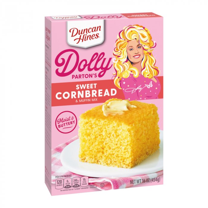 Duncan Hines Dolly Parton's Sweet Cornbread Mix 16oz 454g - Candy Mail UK
