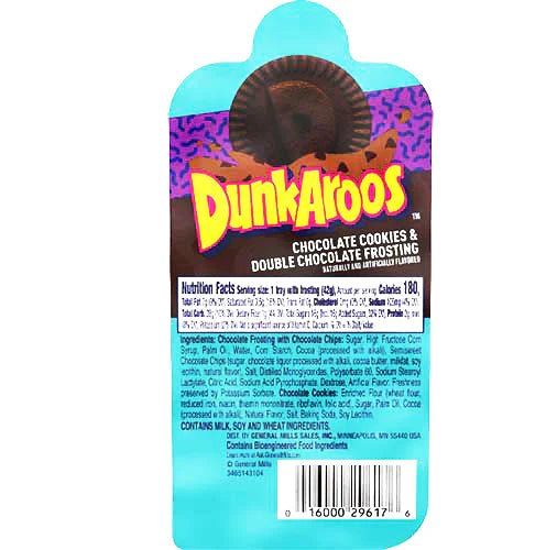 Dunkaroos Chocolate Cookies with Chocolate Cream 24g - Candy Mail UK