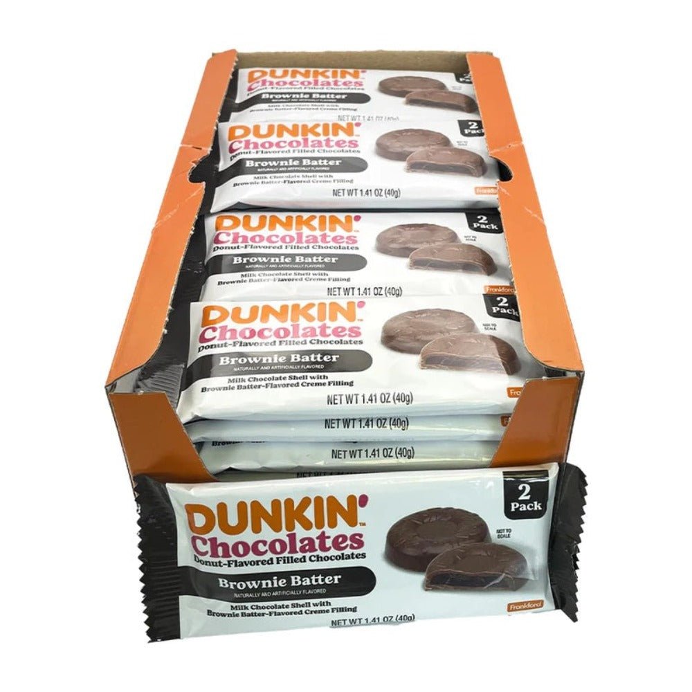 Dunkin' Brownie Batter Donut-Flavored Filled Chocolates 40g - Candy Mail UK