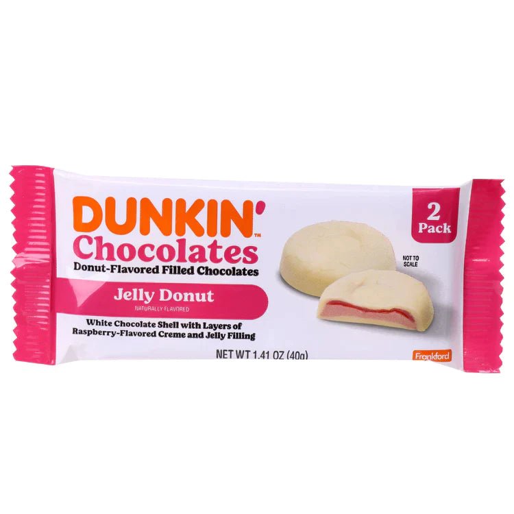 Dunkin' Jelly Donut-Flavored Filled Chocolates 40g - Candy Mail UK