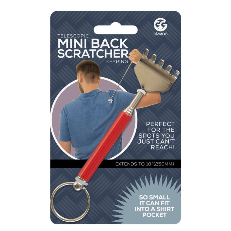 
                  
                    Mini Back Scratcher – Extendable Telescopic Keyring Gadget
                  
                