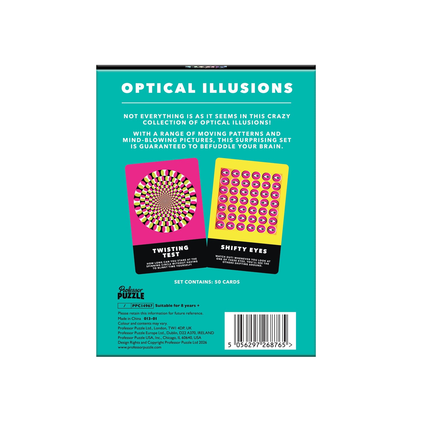 
                  
                    Professor Puzzle Optical Illusions Cards
                  
                