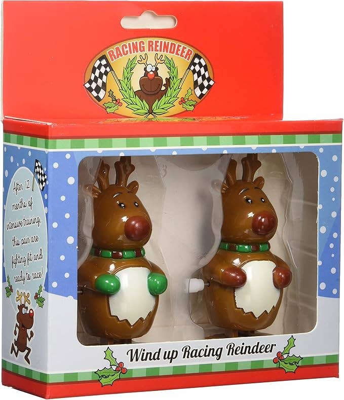 Racing Reindeers - Novelty Gift