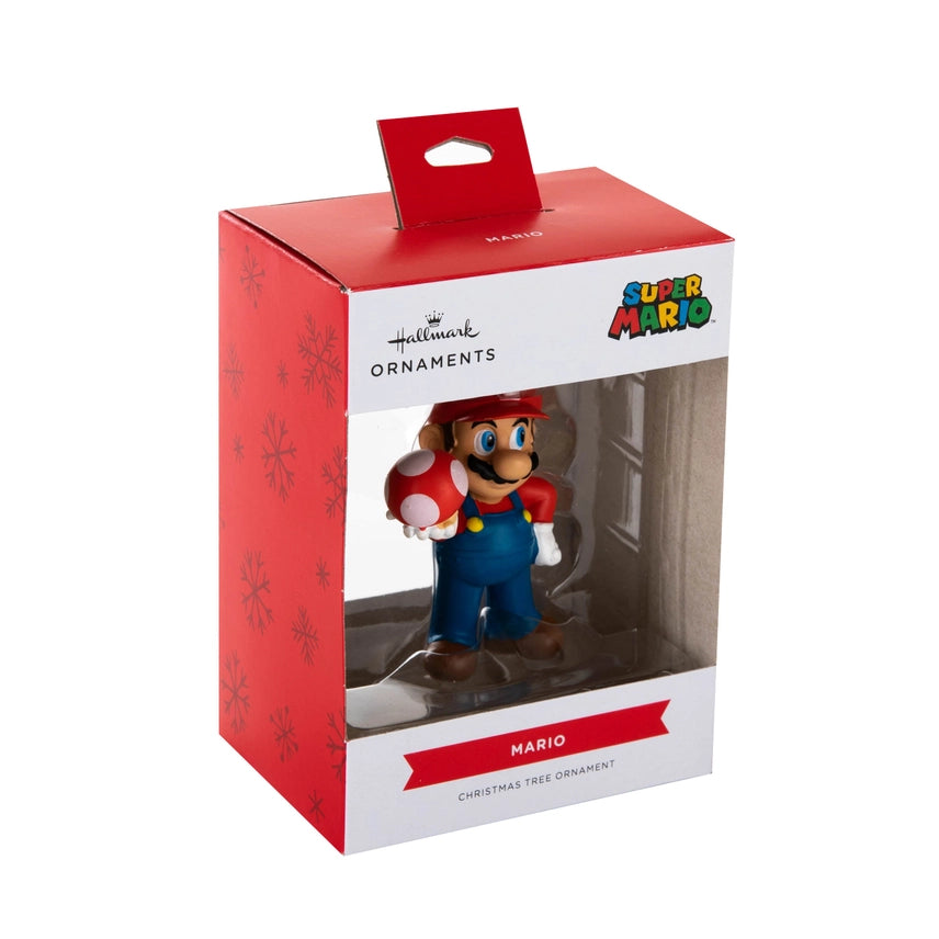 
                  
                    Collectable Super Mario™ Mario with Super Mushroom Ornament
                  
                