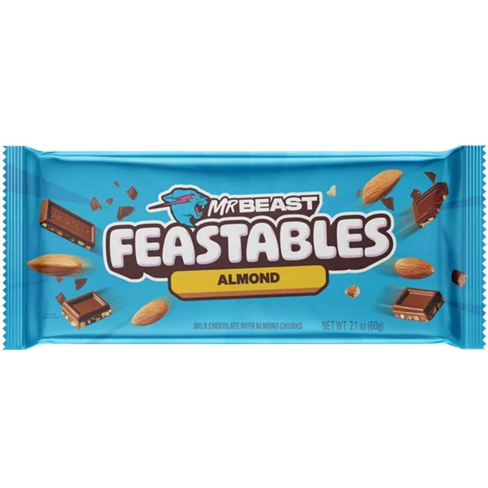 Feastables Mr Beast Milk Chocolate Almond 60g - Candy Mail UK