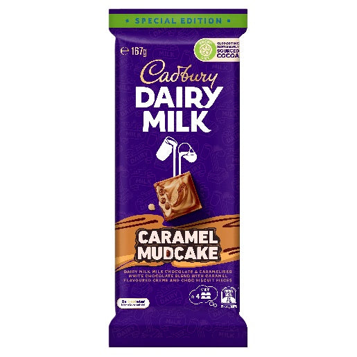 Dairy Milk Caramel Mudcake (Australia) 167g