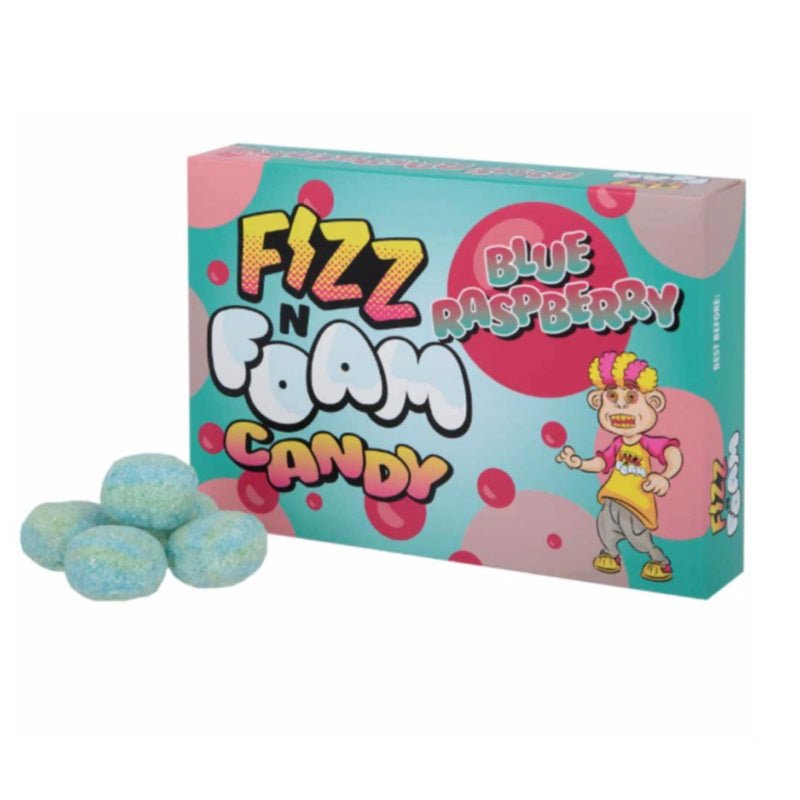 Fizz N Foam Blue Raspberry 100g - Candy Mail UK