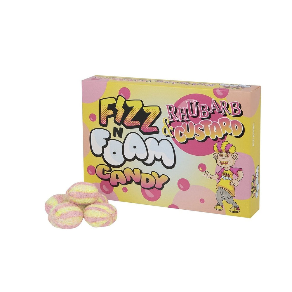 Fizz N Foam Rhubarb & Custard 100g - Candy Mail UK