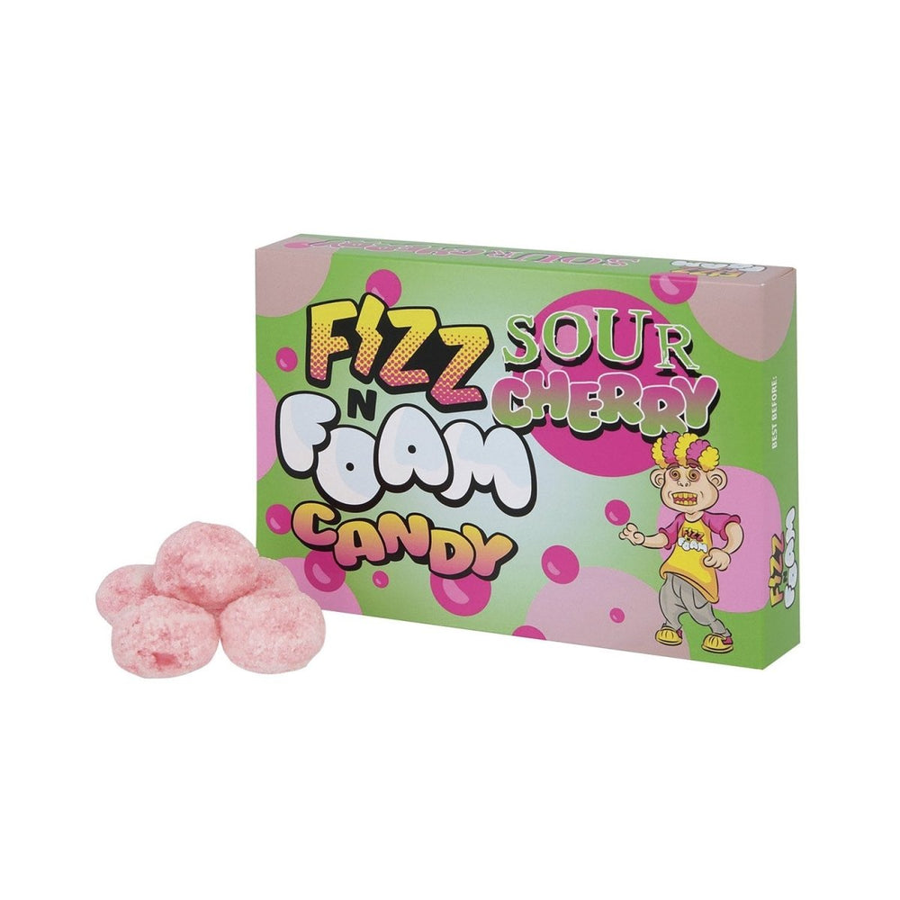 Fizz N Foam Sour Cherry 100g - Candy Mail UK