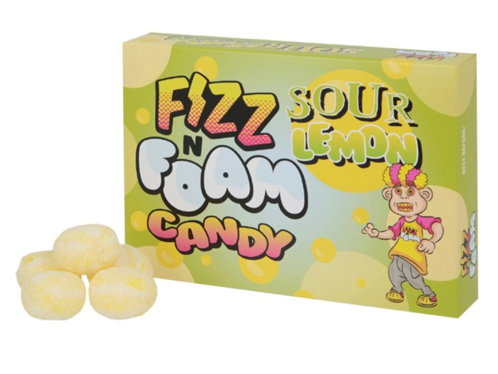 Fizz N Foam Sour Lemon 100g - Candy Mail UK