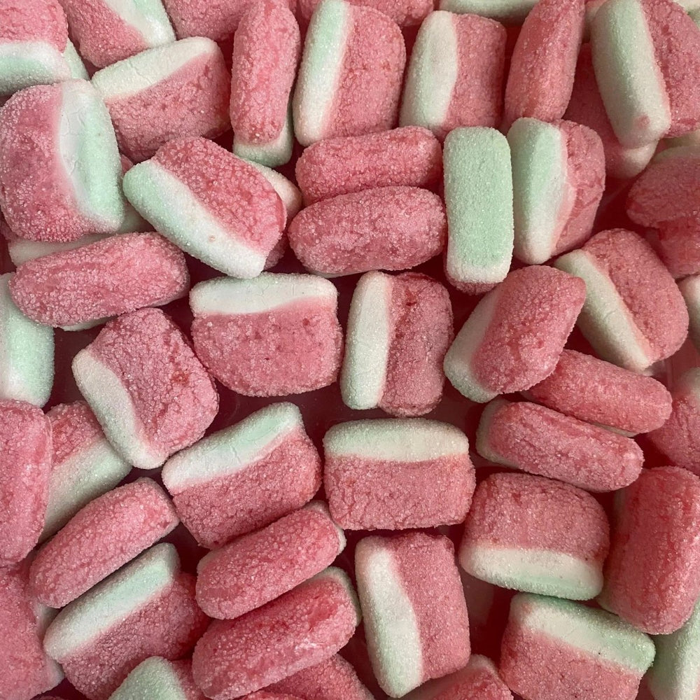Fizzy Watermelon Slices - Freeze Dried Sweets - Candy Mail UK