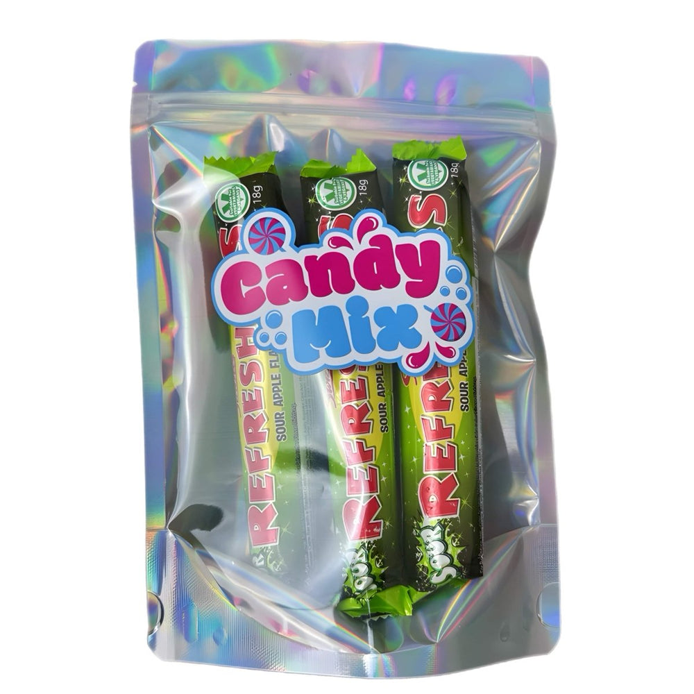 Freeze Dried Sour Apple Refreshers Chew Bar - Candy Mail UK