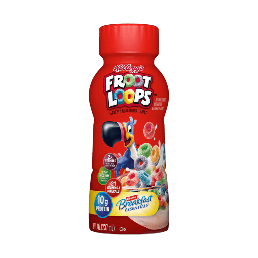 Froot Loops Flavoured Breakfast Drink 237ml Use By (October 2024) - Candy Mail UK