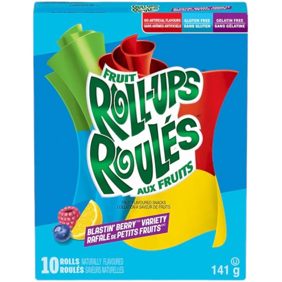 Fruit Roll - Ups Blastin' Berry Variety Pack 141g - Candy Mail UK