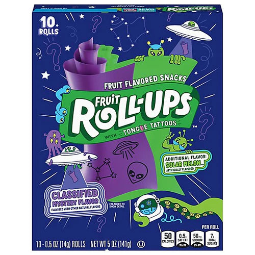 Fruit Roll-Ups Alien Encounters 141g – Fruity Snack Rolls with Alien Designs