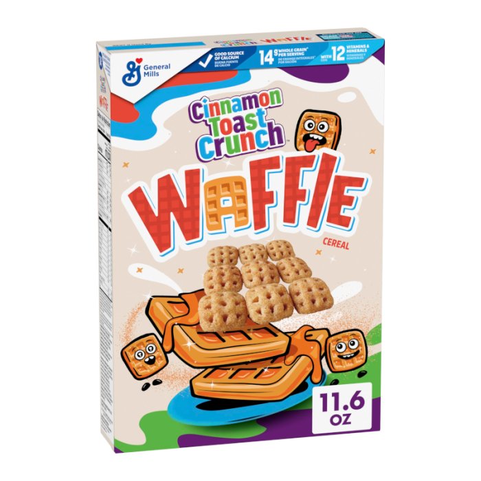 General Mills Cinnamon Toast Crunch Waffle Cereal 328g - Candy Mail UK