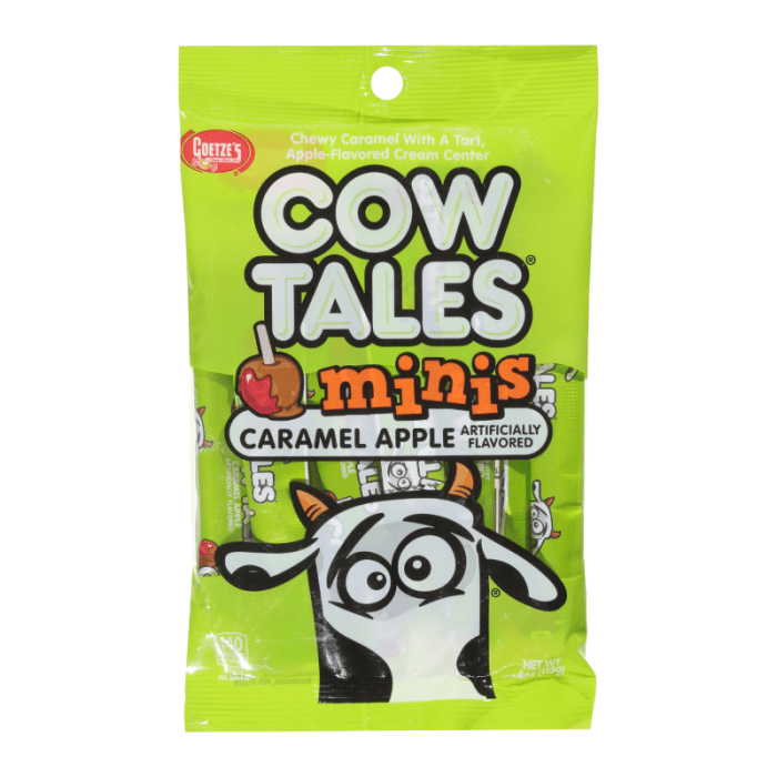 Goetze's Caramel Apple Cow Tales Minis 113g - Candy Mail UK