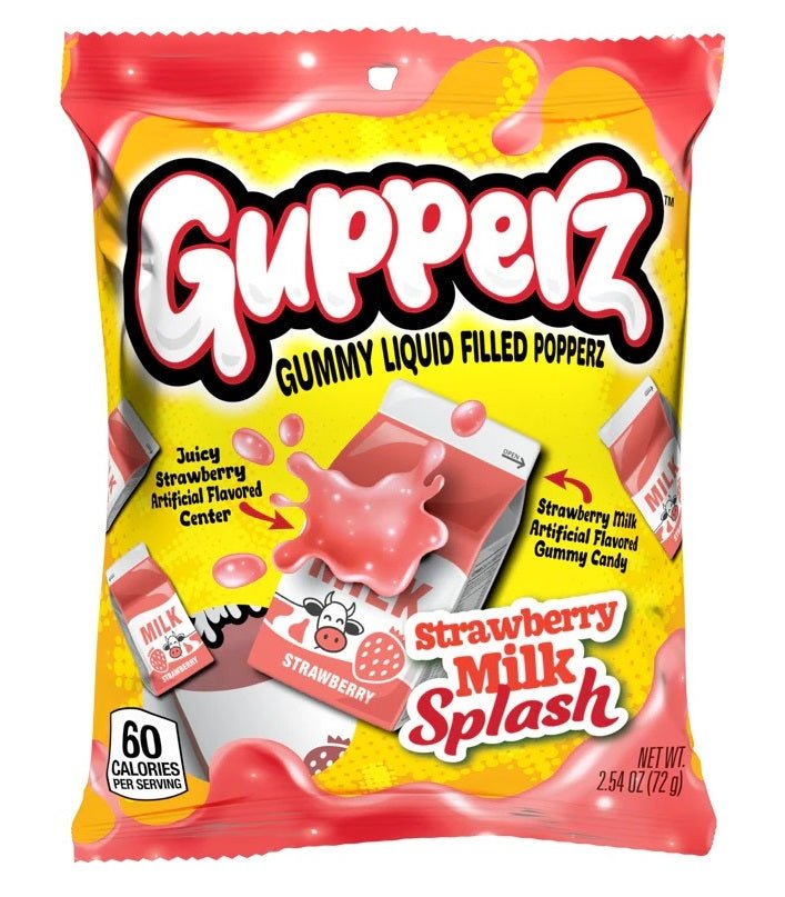 Gupperz Strawberry Milk Splash 72g - Candy Mail UK