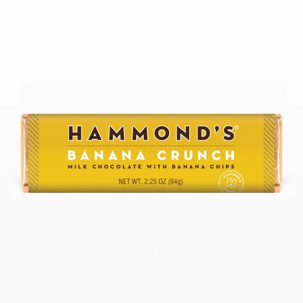 Hammond's Banana Crunch Chocolate Bar 64g - Candy Mail UK