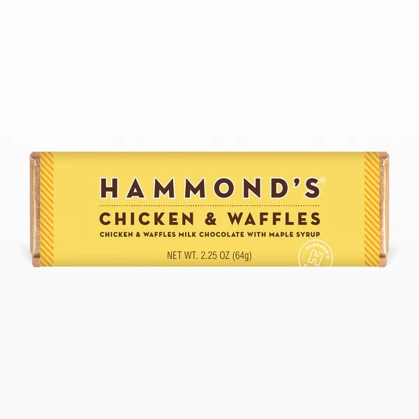 Hammond's Chicken and Waffles Chocolate Bar 64g - Candy Mail UK