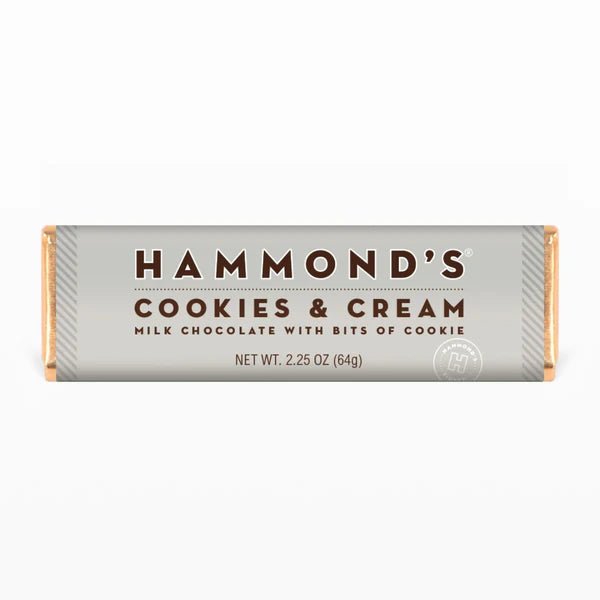 Hammond's Cookies & Cream Chocolate Bar 64g - Candy Mail UK