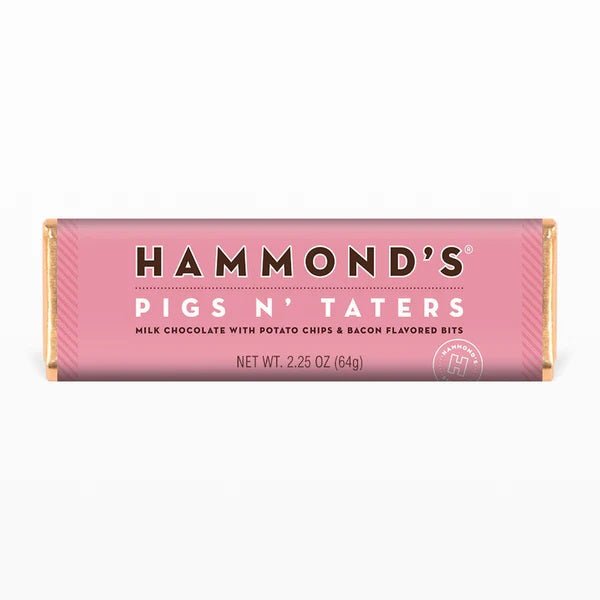 Hammond's Pigs N' Taters Chocolate Bar 64g - Candy Mail UK