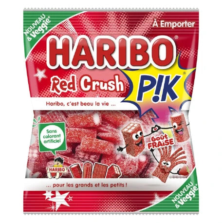 Haribo Red Crush P!K 120g – France