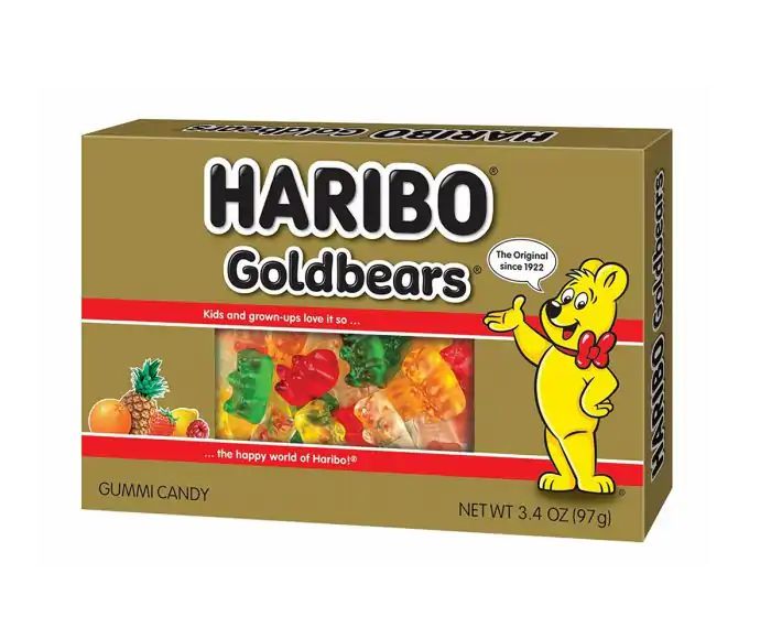 Haribo Gold Bears Theatre Box 97g - Candy Mail UK