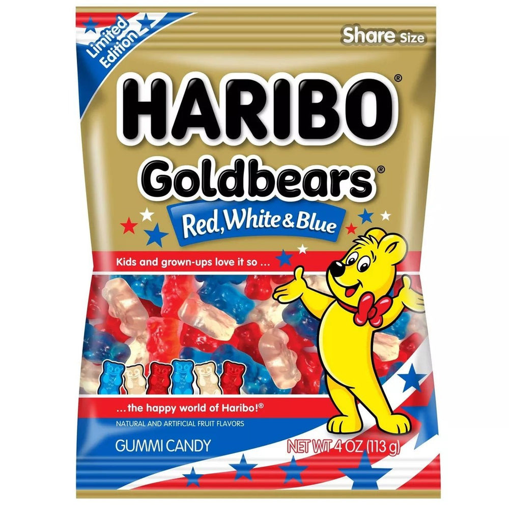 Haribo Goldbears Red White Blue 113g - Candy Mail UK