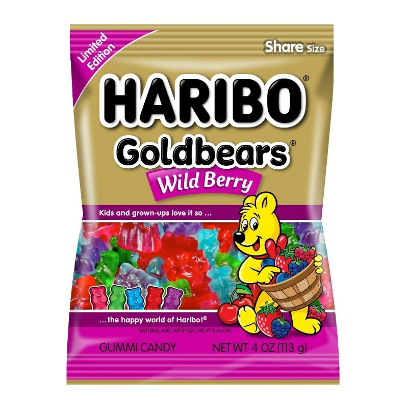 Haribo Goldbears Wild Berry (USA) 142g - Candy Mail UK
