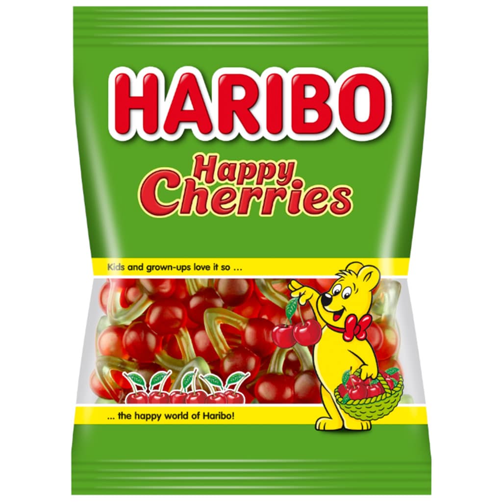 Haribo Happy Cherries Bag 113g - Candy Mail UK