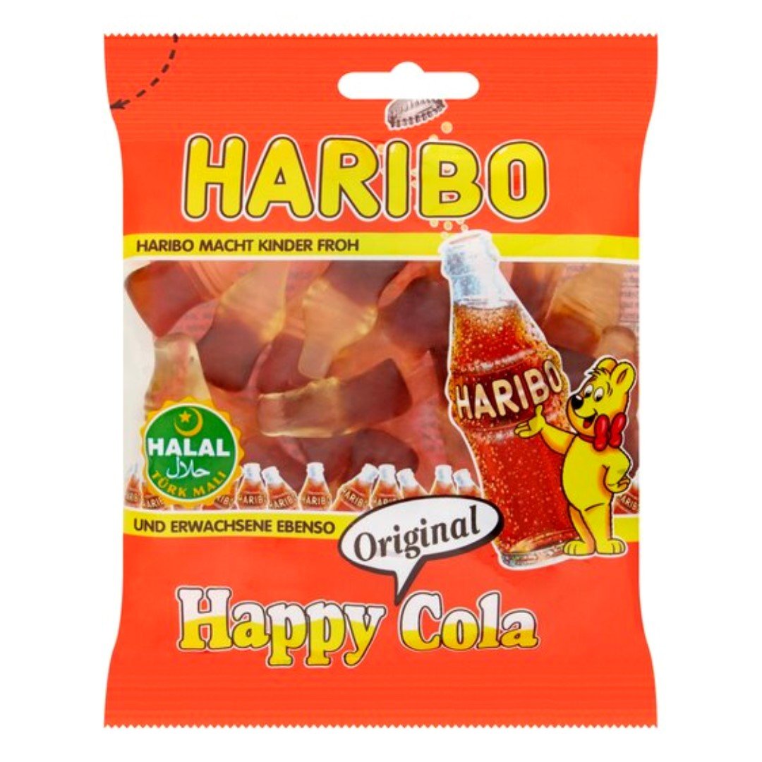 Haribo Happy-Cola (Halal) 100g - Candy Mail UK