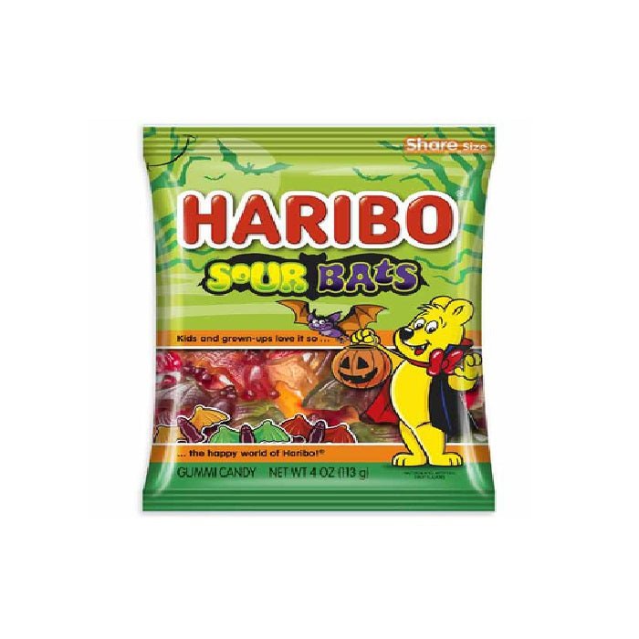 Haribo Sour Bats 113g - Candy Mail UK