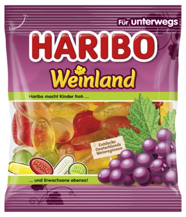 Haribo Weinland 100g - Candy Mail UK