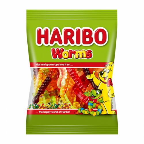 Haribo Worms (Halal) 100g - Candy Mail UK