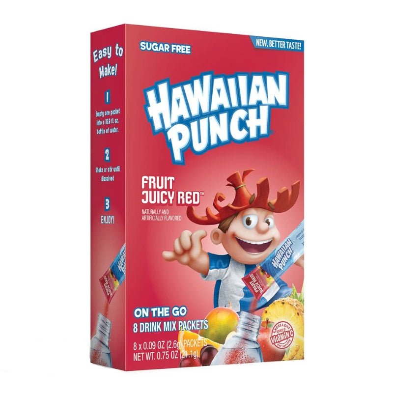 Hawaiian Punch Fruit Juicy Red Singles to Go 21g - Candy Mail UK