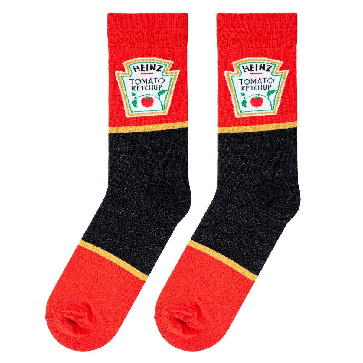 Heinz Ketchup - Mens Crew Folded (Crazy Socks) - Candy Mail UK