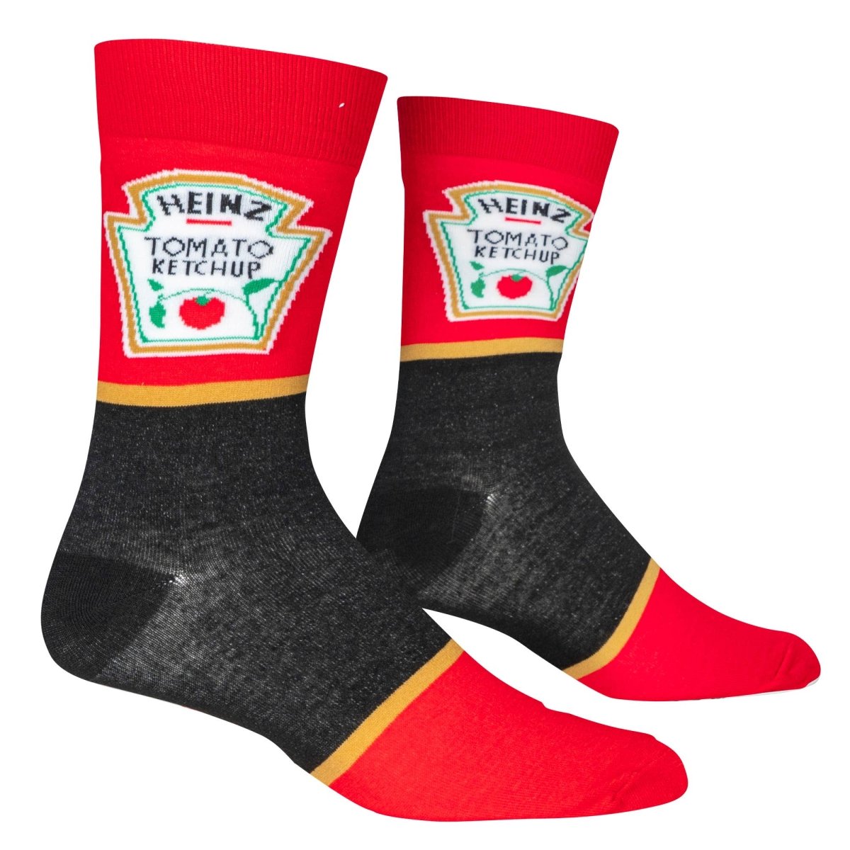 Heinz Ketchup - Mens Crew Folded (Crazy Socks) - Candy Mail UK