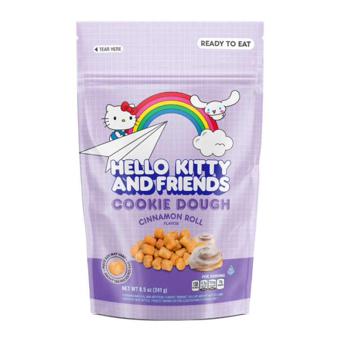 Hello Kitty and Friends Cookie Dough Cinnamon Roll Flavour 241g